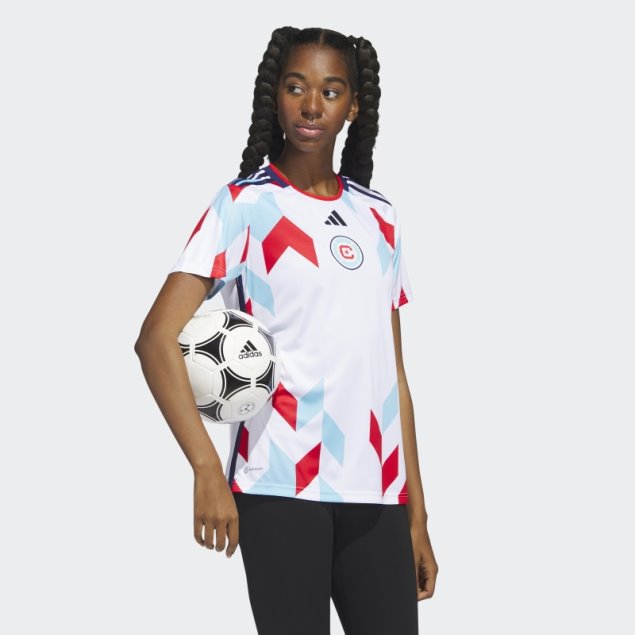 Camiseta Adidas Chicago Fire 23/24 Segunda Equipación Blanco