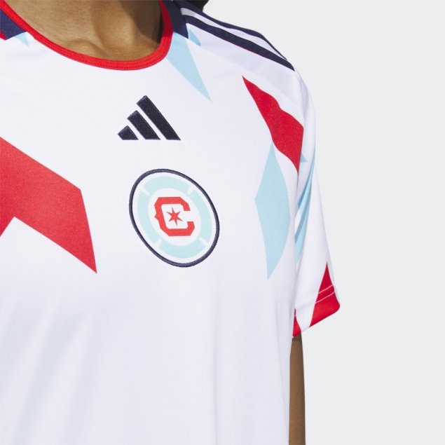 Camiseta Adidas Chicago Fire 23/24 Segunda Equipación Blanco