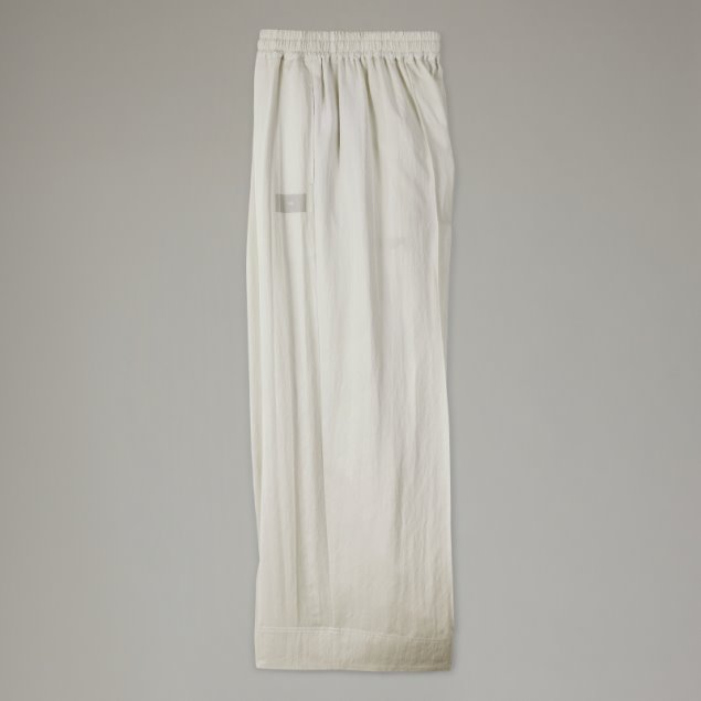 Adidas Y-3 Pantalones Anchos De Sarga Arrugada