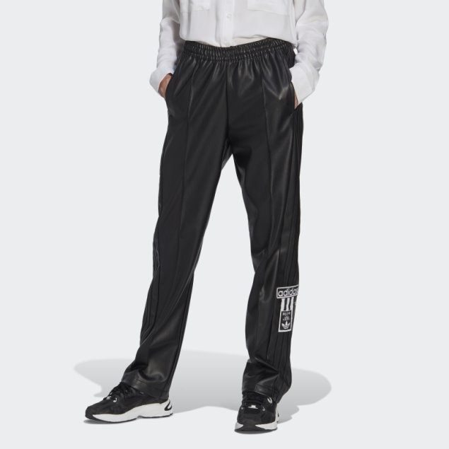 Adidas Pantalones Adibreak De Piel Sintética Center Stage Negros