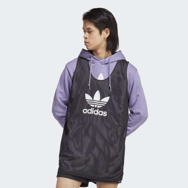 Adidas Sudadera Con Capucha Adicolor Classics Trefoil Lila