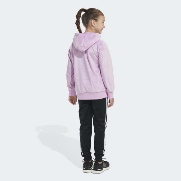 Adidas Acogedora Sudadera Con Capucha De Lana Lila