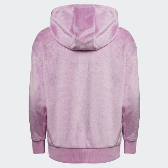 Adidas Acogedora Sudadera Con Capucha De Lana Lila