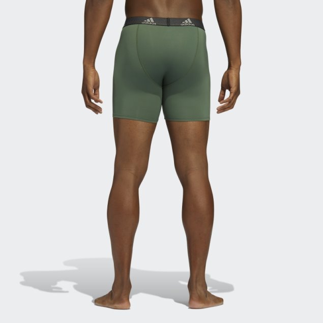 Calzoncillos Bóxer Performance 3 Pares Verde óxido Adidas