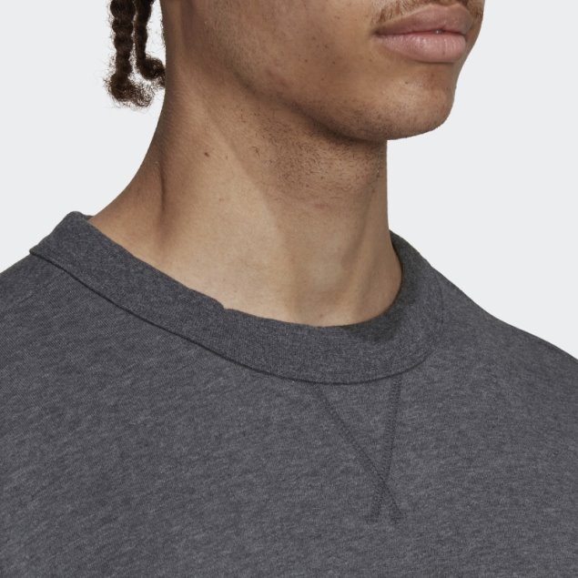 Adidas Sudadera Gris Oscuro Jaspeado Con Emblema Oficial De La Copa Mundial De La Fifa 2022