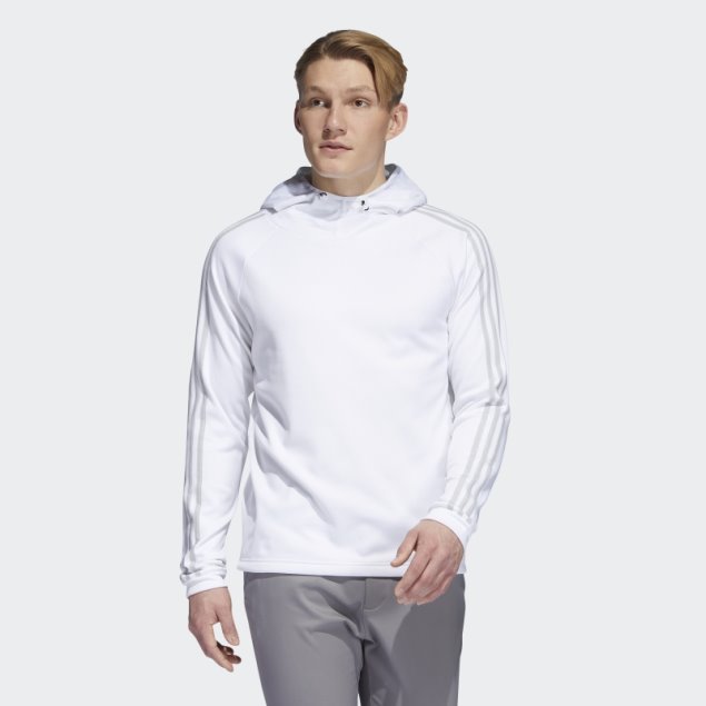 Adidas Sudadera Con Capucha 3 Rayas Blanco Cold.rdy