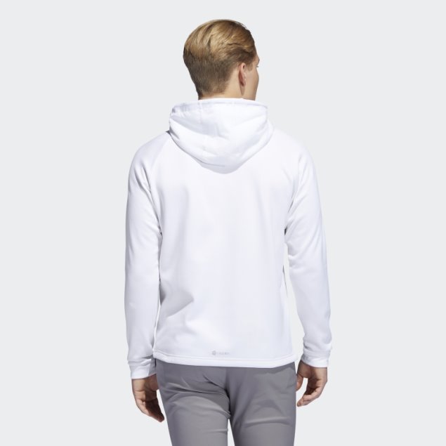 Adidas Sudadera Con Capucha 3 Rayas Blanco Cold.rdy