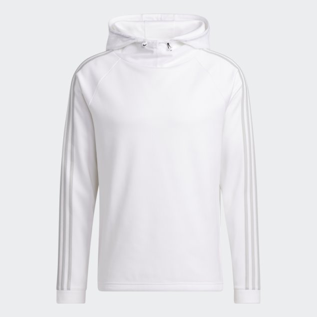 Adidas Sudadera Con Capucha 3 Rayas Blanco Cold.rdy