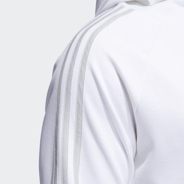 Adidas Sudadera Con Capucha 3 Rayas Blanco Cold.rdy