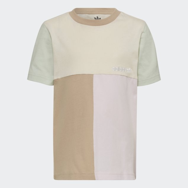 Sudadera Adidas Colorblock Crew Verde