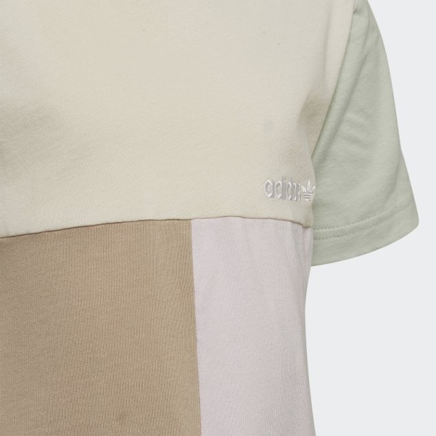 Sudadera Adidas Colorblock Crew Verde