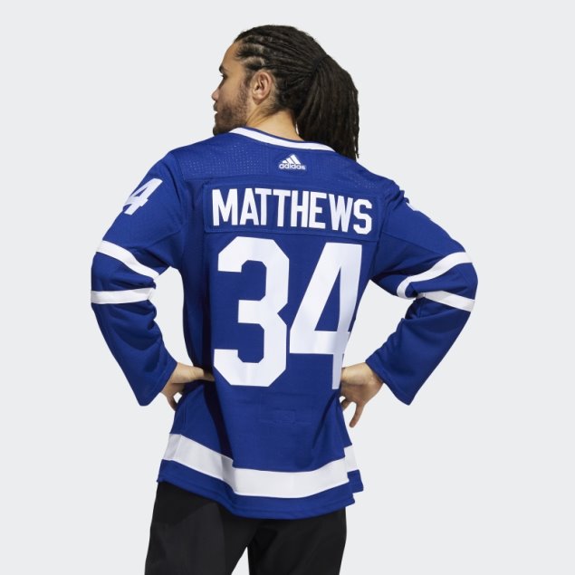 Royal 08 Ccm-sld Maple Leafs Matthews Home Camiseta Auténtica Adidas