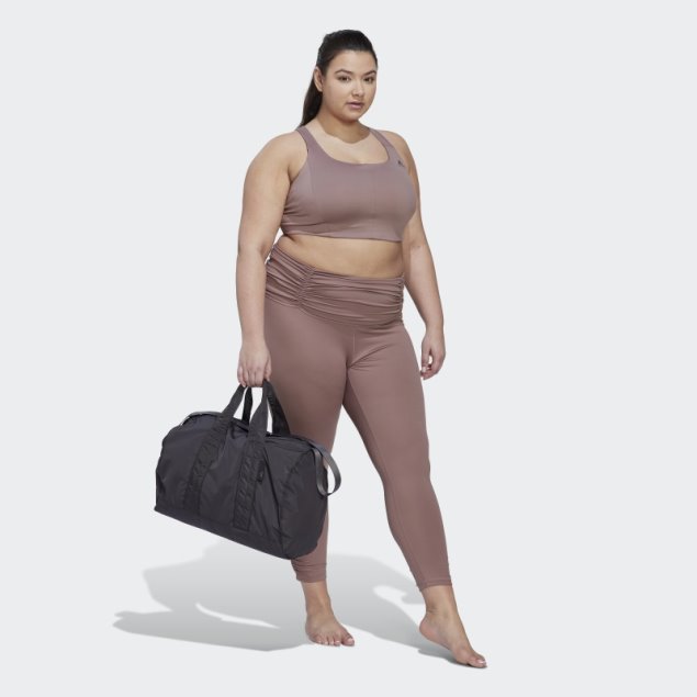 Sujetador Morado Coreflow De Sujeción Media (talla Grande) Adidas