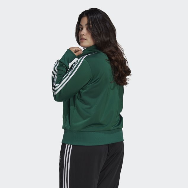Chaqueta Deportiva Adidas Verde Oscuro Adicolor Classics Firebird (talla Grande)