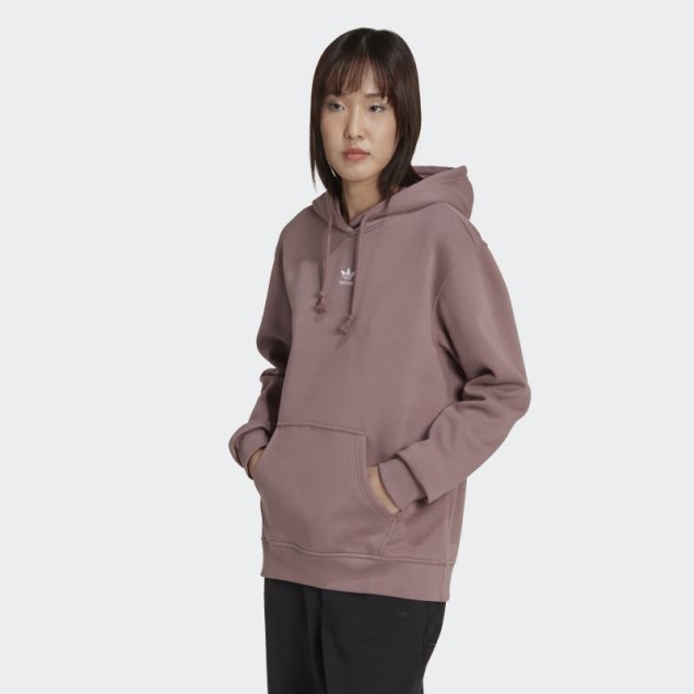 Adidas Sudadera Con Capucha Adicolor Essentials Violeta