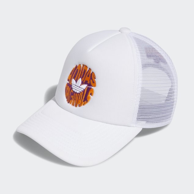 Gorra Trucker Espiral Blanca Adidas
