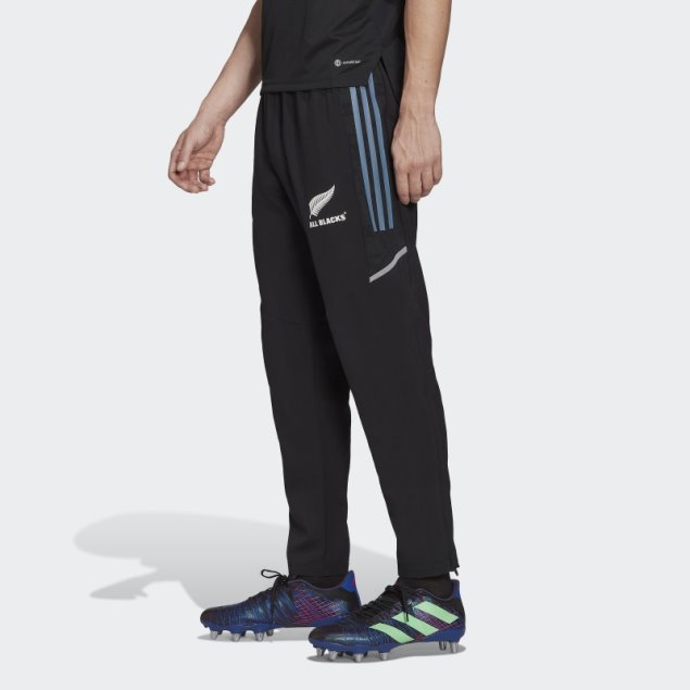 Pantalones De Presentacion All Blacks Rugby Adidas Negro
