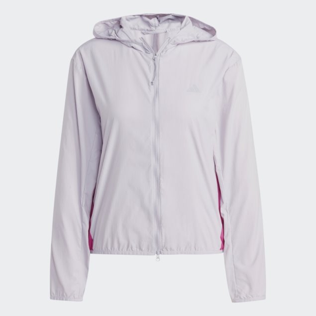 Cortavientos Run It Plata Amanecer Adidas