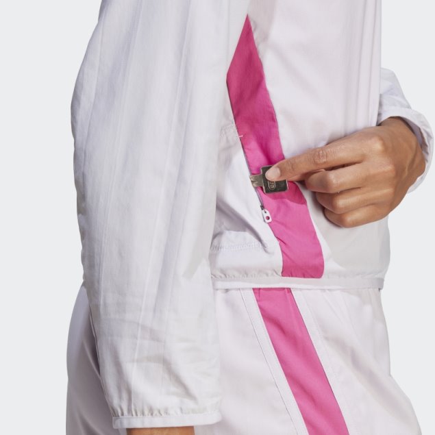 Cortavientos Run It Plata Amanecer Adidas