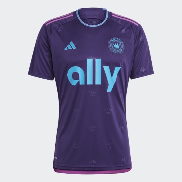 Camiseta Adidas Charlotte Fc 23/24 Segunda Equipación Violeta Oscuro