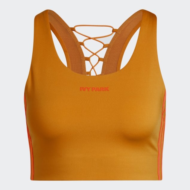 Sujetador Con Cordones En La Espalda Adidas Focus Naranja