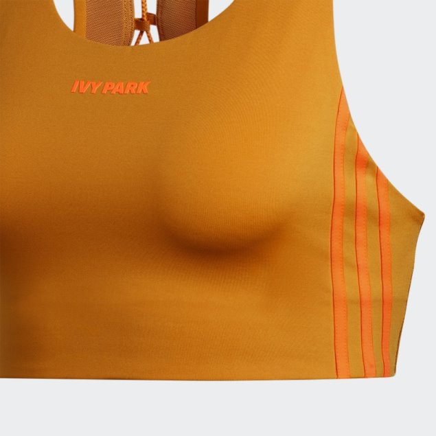 Sujetador Con Cordones En La Espalda Adidas Focus Naranja