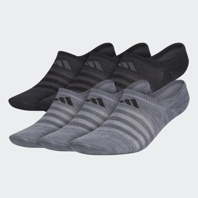 Adidas Superlite Super-no-show Calcetines 6 Pares Gris