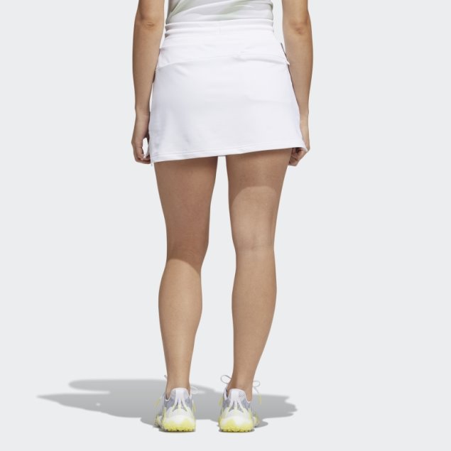 Falda Pantalón De Golf De Punto De Urdimbre Adidas Blanco