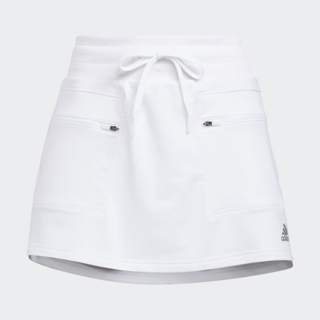 Falda Pantalón De Golf De Punto De Urdimbre Adidas Blanco