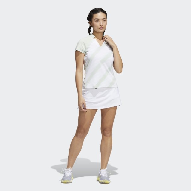 Falda Pantalón De Golf De Punto De Urdimbre Adidas Blanco