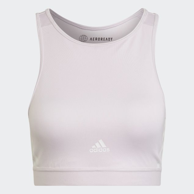 Sujetador De Entrenamiento Con Sujeción Ligera Rosa Hyperglam AeroReady Adidas