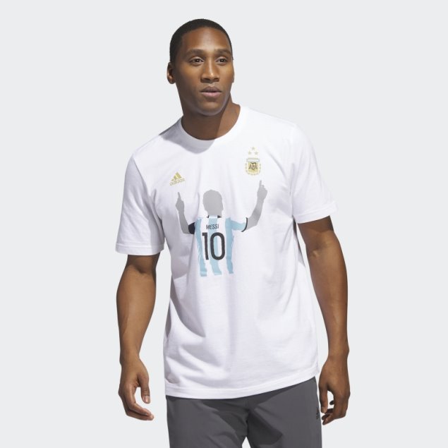 Camiseta Blanca Adidas Argentina 2022 Ganadores