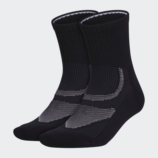 Calcetines Superlite Performance Mid-crew 2 Pares Adidas Negro
