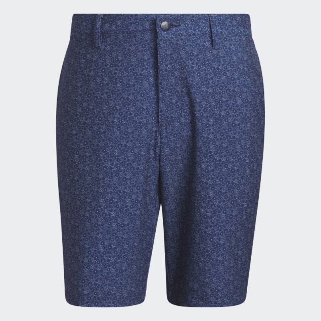 Pantalones Cortos De Golf Estampados De Nueve Pulgadas Ultimate365 Azul Marino Adidas
