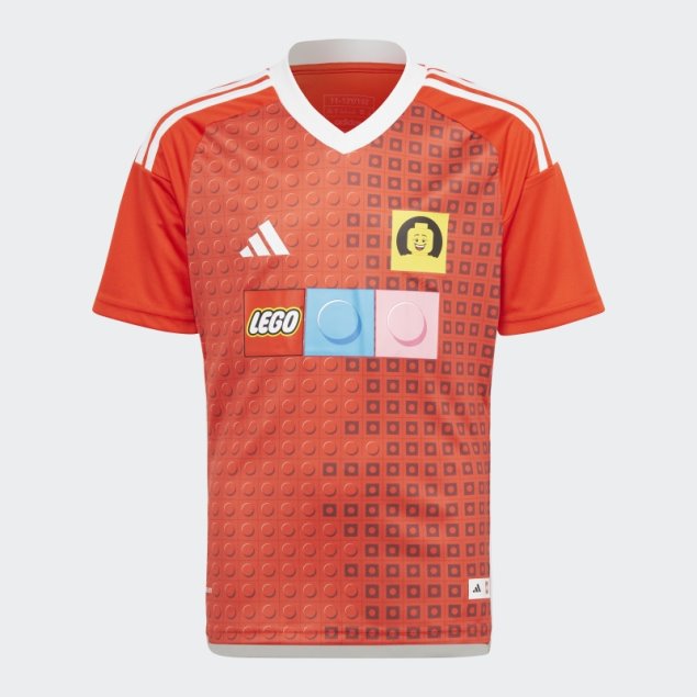 Camiseta Adidas X Lego Primera Equipación Caliente Negrita Naranja