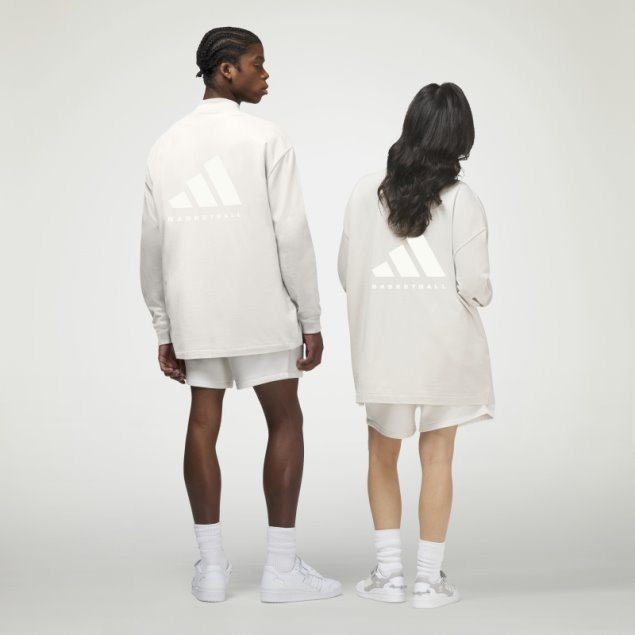 Adidas Camiseta De Baloncesto De Manga Larga De Aluminio Caliente