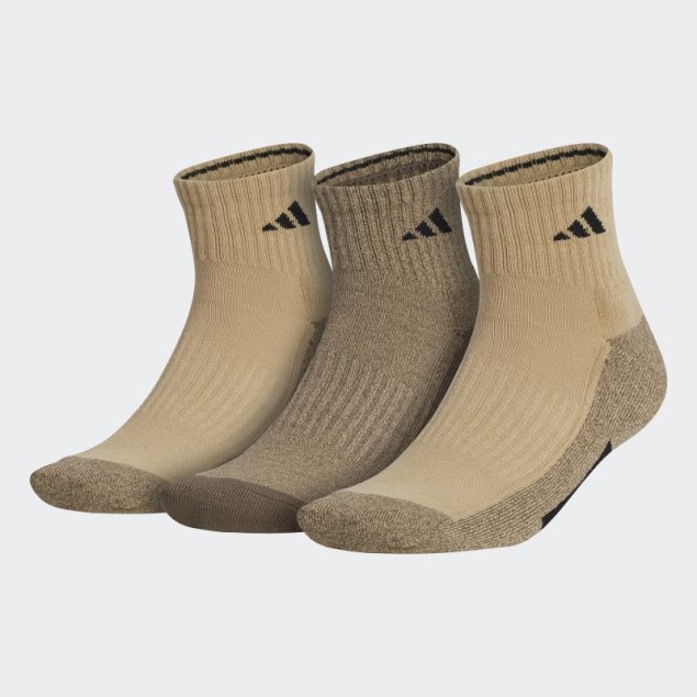 Calcetines Beige Acolchados X Cuarto 3 Pares Adidas