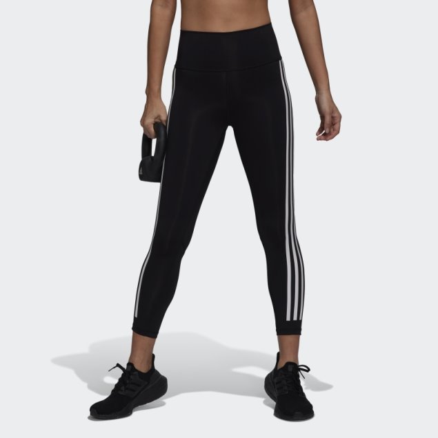 Leggings Adidas Optime Trainicons 7/8 Negro Con Estilo