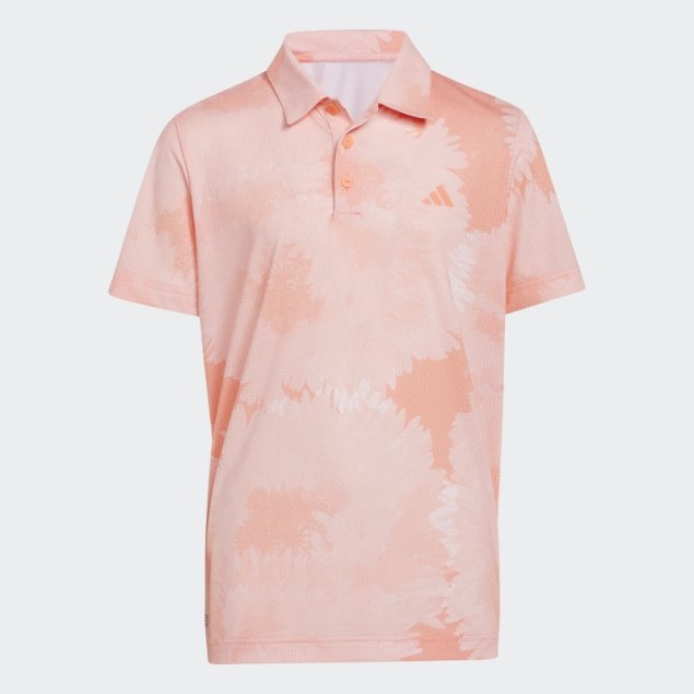 Polo Adidas Flower Mesh Coral