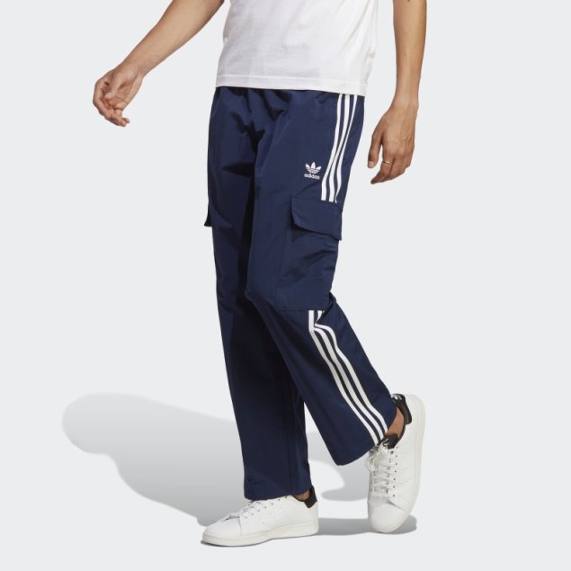 Pantalones Cargo Adidas De 3 Rayas Adicolor Classics Noche índigo
