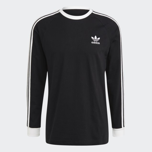 Adidas Adicolor Classics 3-stripes Camiseta De Manga Larga Negro