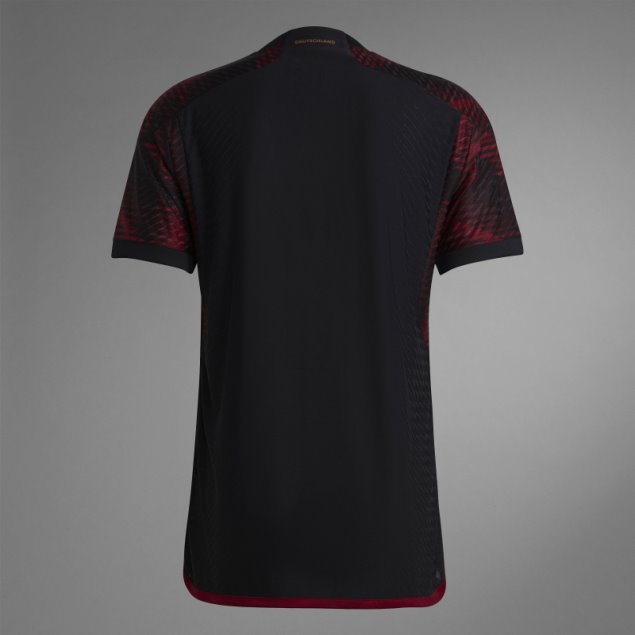 Camiseta Alemania 22 Visitante Autentica Adidas Negra