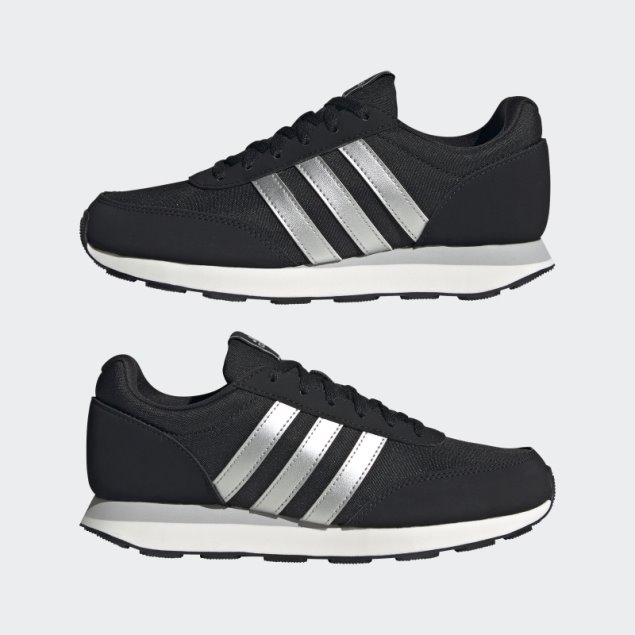Negro Adidas Run 60s 3.0 Estilo De Vida Zapatos Para Correr