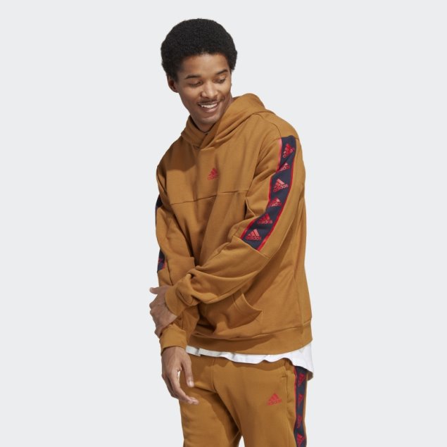 Sudadera Con Capucha Adidas Brandlove Bronce