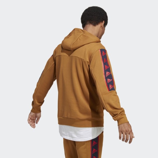 Sudadera Con Capucha Adidas Brandlove Bronce