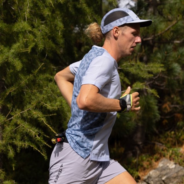 Adidas Terrex Agravic Pro Trail Running Camiseta Azul Amanecer