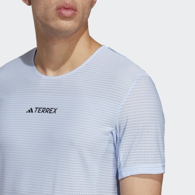 Adidas Terrex Agravic Pro Trail Running Camiseta Azul Amanecer