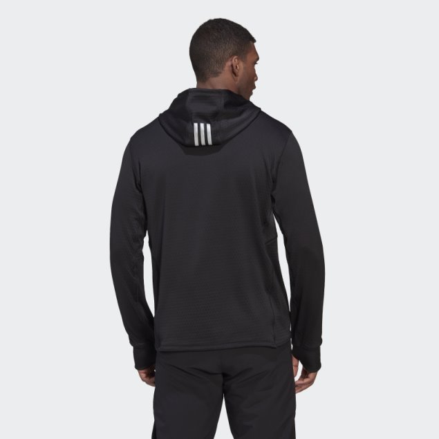 Negro Adidas Sudadera Con Capucha De Lana X-city Running Moda