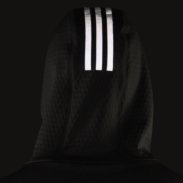 Negro Adidas Sudadera Con Capucha De Lana X-city Running Moda