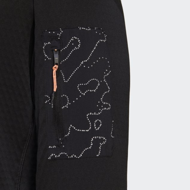 Negro Adidas Sudadera Con Capucha De Lana X-city Running Moda